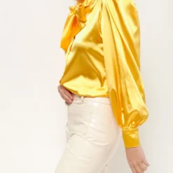 Lara Yellow Shirt -Ofertas Grazia Vesti Tienda lara yellow shirt shirts blouses leyre doueil 917491