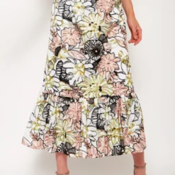 Miranda Skirt Algodon Bordados