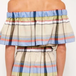 Miranda Top Cuadros Hilo -Ofertas Grazia Vesti Tienda miranda top cuadros hilo t shirts tops duyos 411520