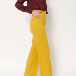 Pantalón Nazaret Mostaza -Ofertas Grazia Vesti Tienda nazaret trousers mustard trousers alava brand 283494