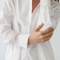 OXFORD SHIRT: WHITE -Ofertas Grazia Vesti Tienda oxford shirt white shirts blouses the villa concept 683225