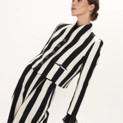 Pantalón Hepburn Rayas -Ofertas Grazia Vesti Tienda pantalon hepburn rayas trousers galcon studio 358683