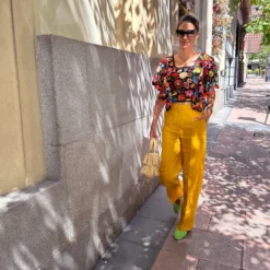 Pantalón Nazaret Mostaza -Ofertas Grazia Vesti Tienda pantalon nazaret mostaza trousers alava brand 740646