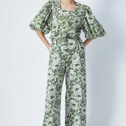 Peggy Top Green Bloom