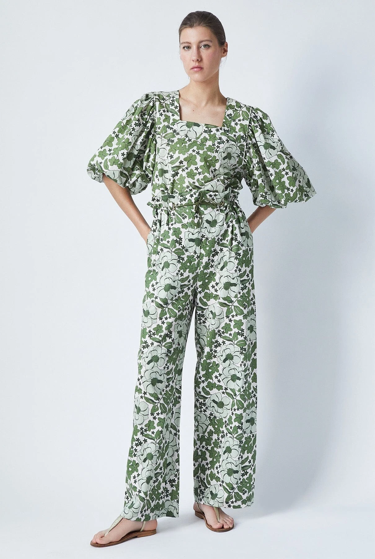 Peggy Top Green Bloom 1 Peggy Top Green Bloom