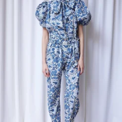 Pia Shirt Blue Bloom