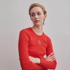 Red Long Tee 5 Red Long Tee -Ofertas Grazia Vesti Tienda red long tee t shirts tops ynes suelves 581469