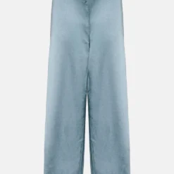 SATIN PANTS PETROLEUM BLUE