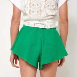Skirt Short Bambula Green -Ofertas Grazia Vesti Tienda skirt short bambula green shorts como un pez en el agua 605035