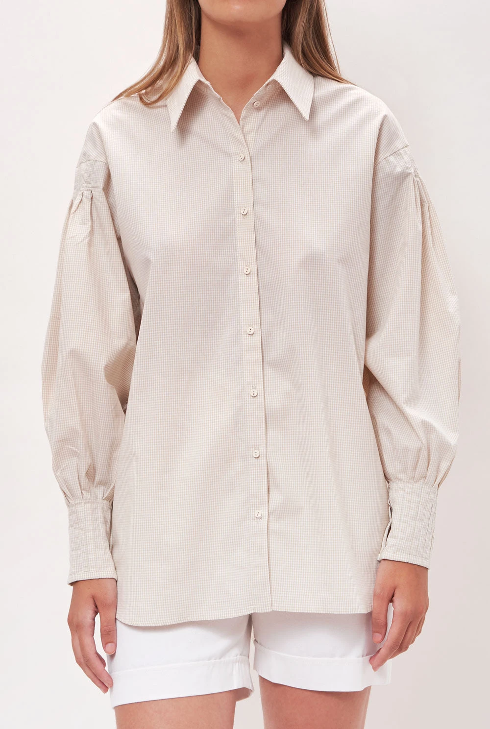 Sole Shirt Beige Checks 2 Sole Shirt Beige Checks - Imagen 2