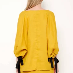 Camisa Soo Mostaza -Ofertas Grazia Vesti Tienda soo shirt mustard shirts blouses alava brand 124752