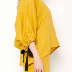 Camisa Soo Mostaza -Ofertas Grazia Vesti Tienda soo shirt mustard shirts blouses alava brand 138786