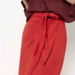 Falda Tiagua Rojo -Ofertas Grazia Vesti Tienda tiagua skirt red skirts alava brand 750469