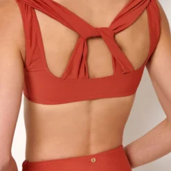 Top Espalda Cruzada Terracota -Ofertas Grazia Vesti Tienda top espalda cruzada terracota swimwear elena morales 816555