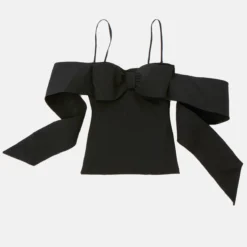 Top Maxi Bow Black