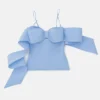 Top Maxi Bow Blue
