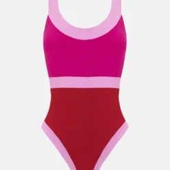 TRAJE DE BAÑO HORIZONTE ISLA FUCSIA / FRESA