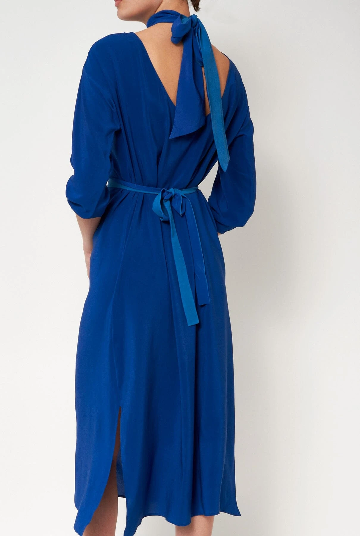 Valentina Blue Dress Natural Dye - Pre Order 5 Valentina Blue Dress Natural Dye - Pre Order - Imagen 5