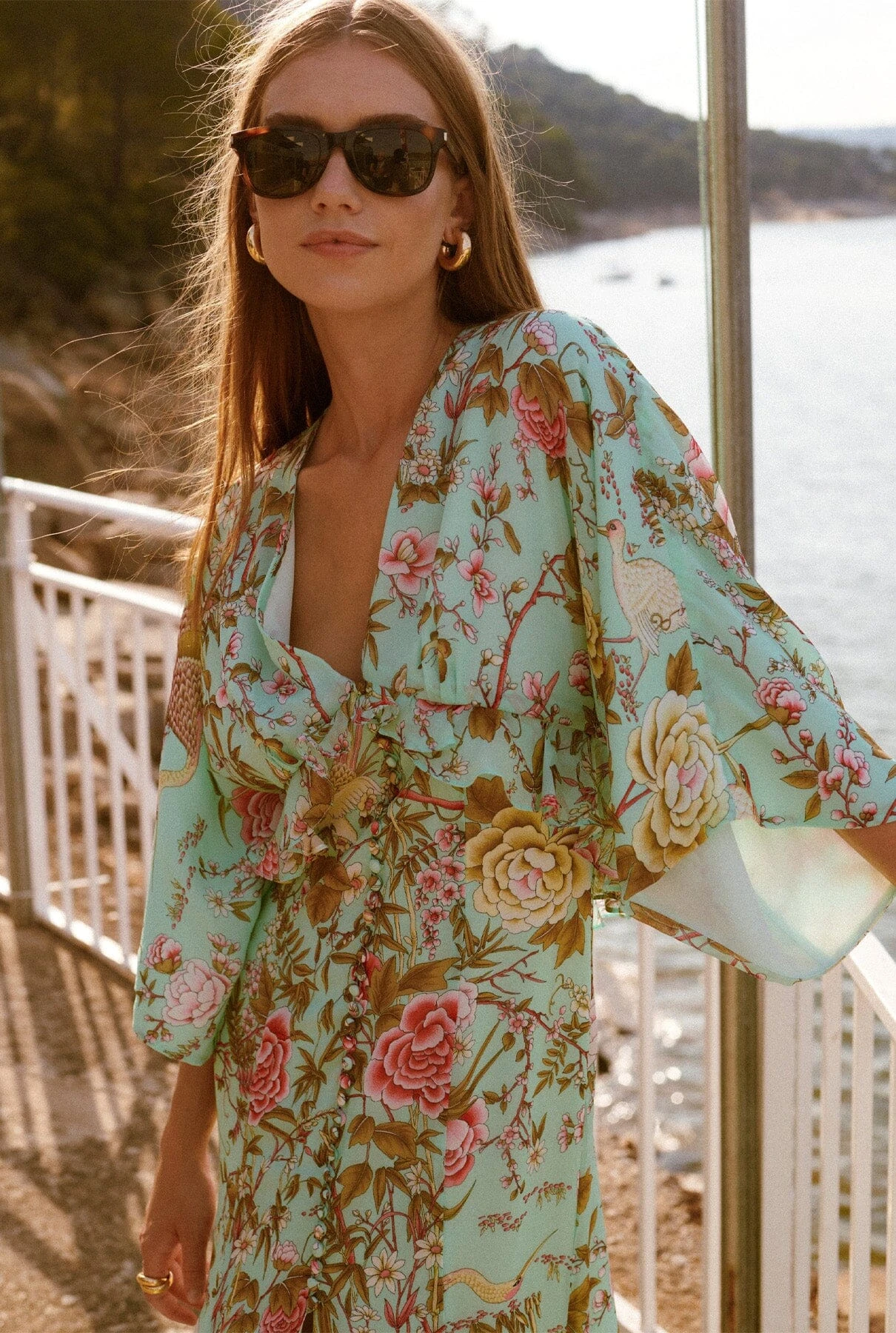 VESTIDO BOTONES FLORES 1 VESTIDO BOTONES FLORES