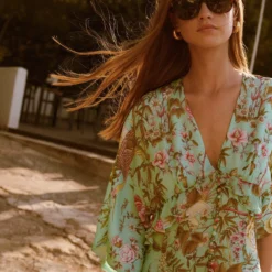 VESTIDO BOTONES FLORES 6 VESTIDO BOTONES FLORES -Ofertas Grazia Vesti Tienda vestido botones flores dresses philippa 1970 576579