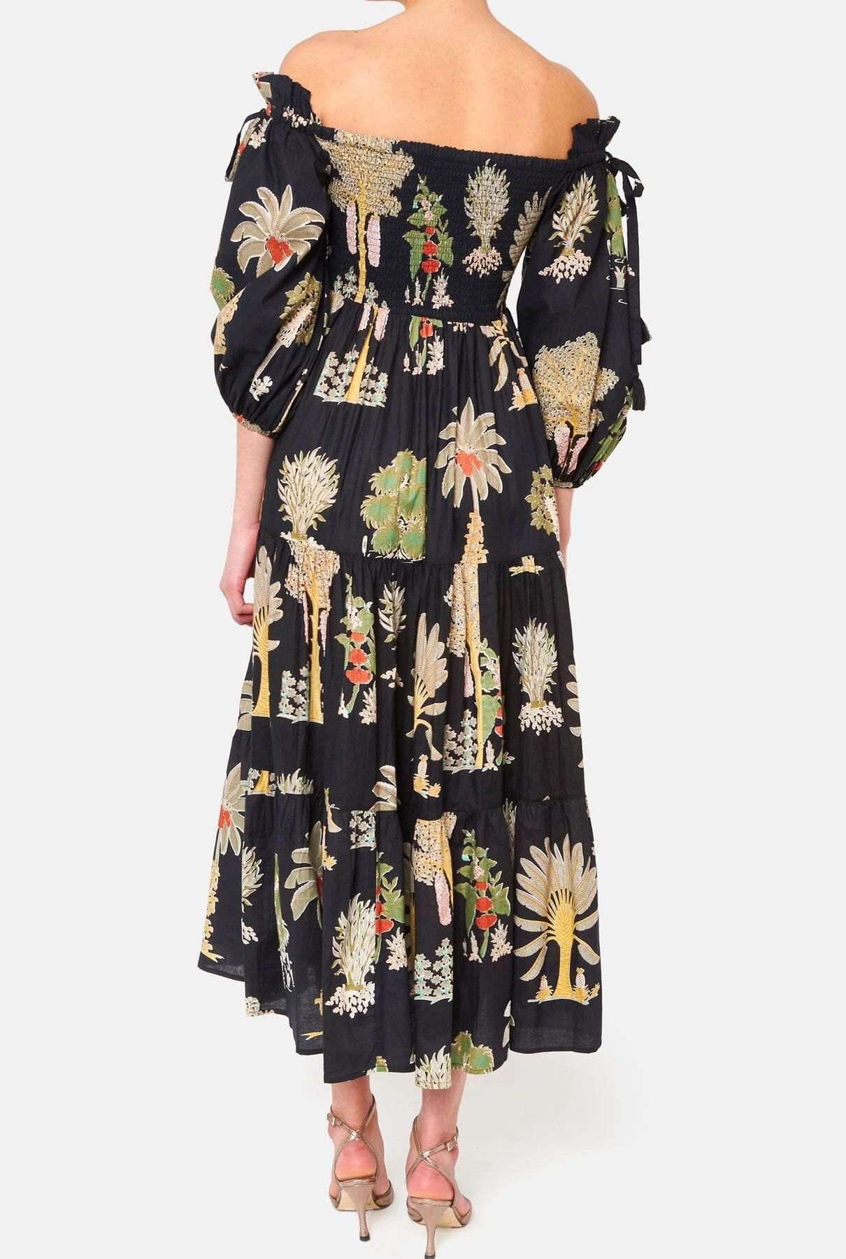 VESTIDO MANGA FAROL COCOTERO NEGRO 3 VESTIDO MANGA FAROL COCOTERO NEGRO - Imagen 3