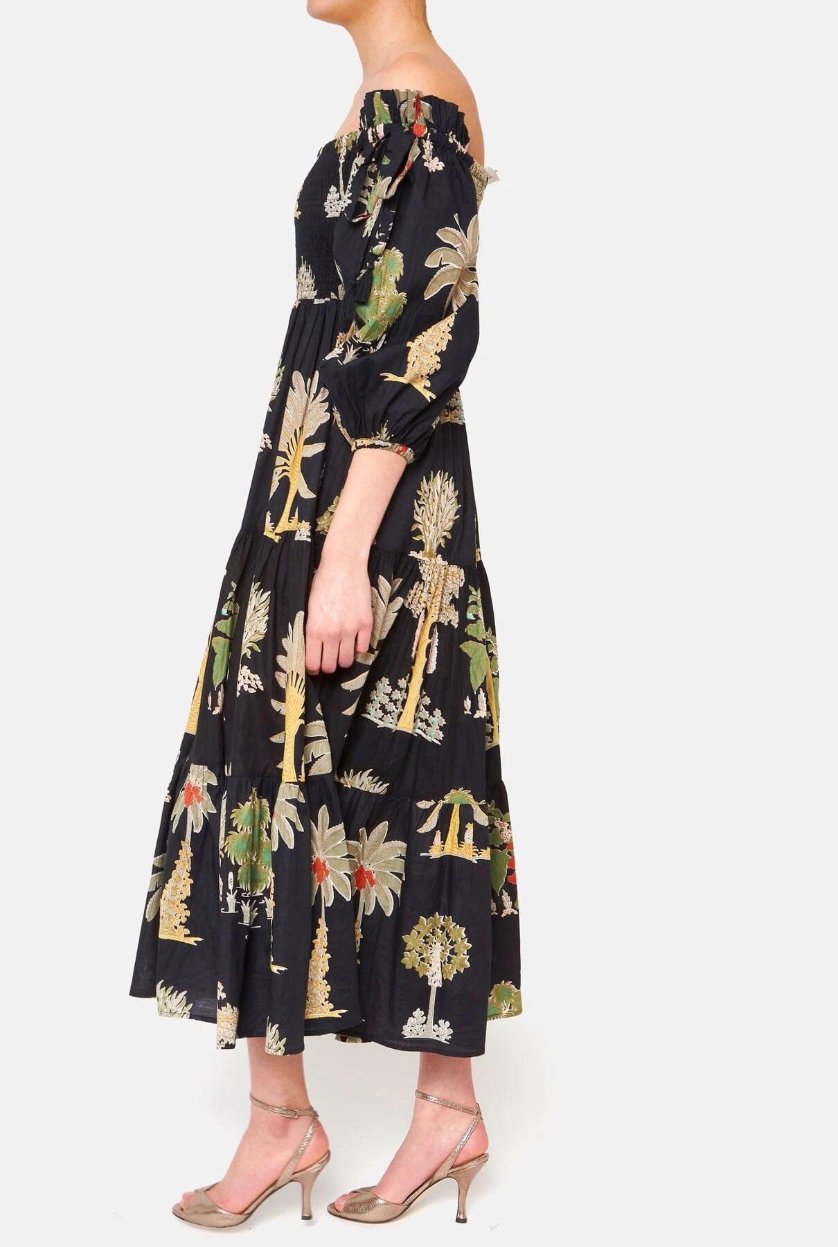 VESTIDO MANGA FAROL COCOTERO NEGRO 2 VESTIDO MANGA FAROL COCOTERO NEGRO - Imagen 2