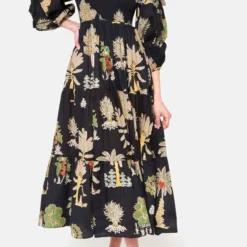 VESTIDO MANGA FAROL COCOTERO NEGRO