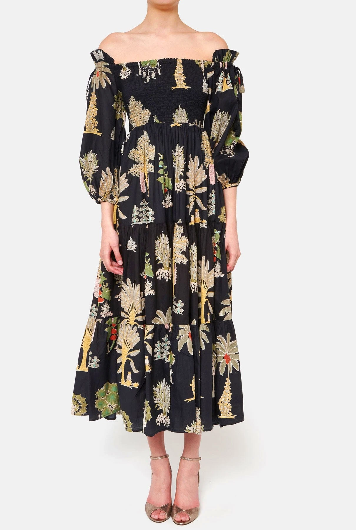 VESTIDO MANGA FAROL COCOTERO NEGRO 4 VESTIDO MANGA FAROL COCOTERO NEGRO - Imagen 4