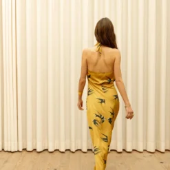 Vestido Jagger Pájaro Dorado -Ofertas Grazia Vesti Tienda vestido jagger pajaro dorado dresses galcon studio 460899