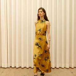 Vestido Jagger Pájaro Dorado