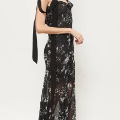 Vestido Lencero Lazo Black -Ofertas Grazia Vesti Tienda vestido lencero lazo black dresses juan vidal 189199