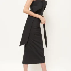 Vestido Maxi Bow Black -Ofertas Grazia Vesti Tienda vestido maxi bow black dresses juan vidal 657247