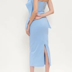 Vestido Maxi Bow Blue -Ofertas Grazia Vesti Tienda vestido maxi bow blue dresses juan vidal 893501