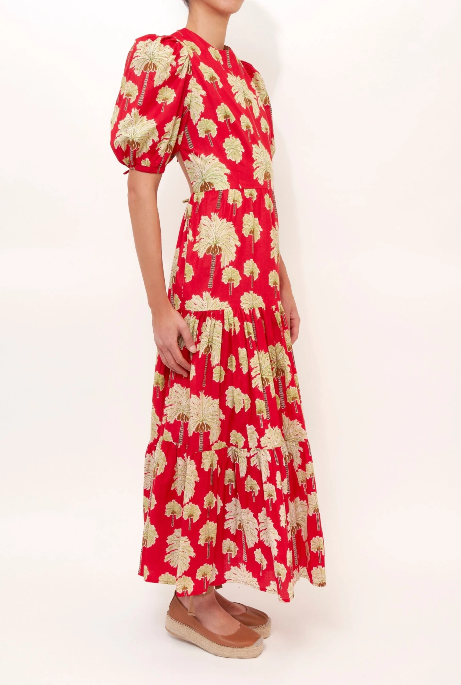 VESTIDO ROJO PALMERAS 3 VESTIDO ROJO PALMERAS - Imagen 3