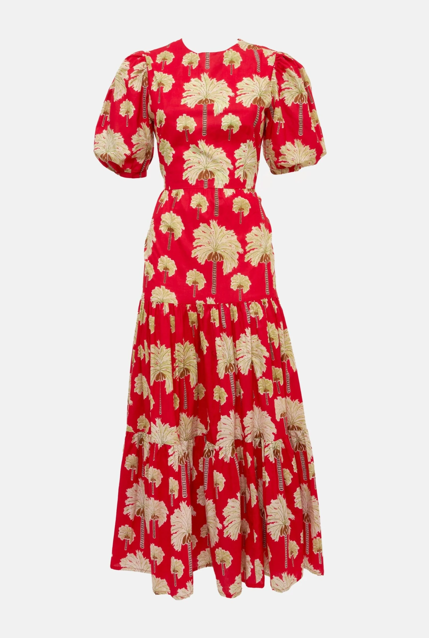 VESTIDO ROJO PALMERAS 6 VESTIDO ROJO PALMERAS - Imagen 6