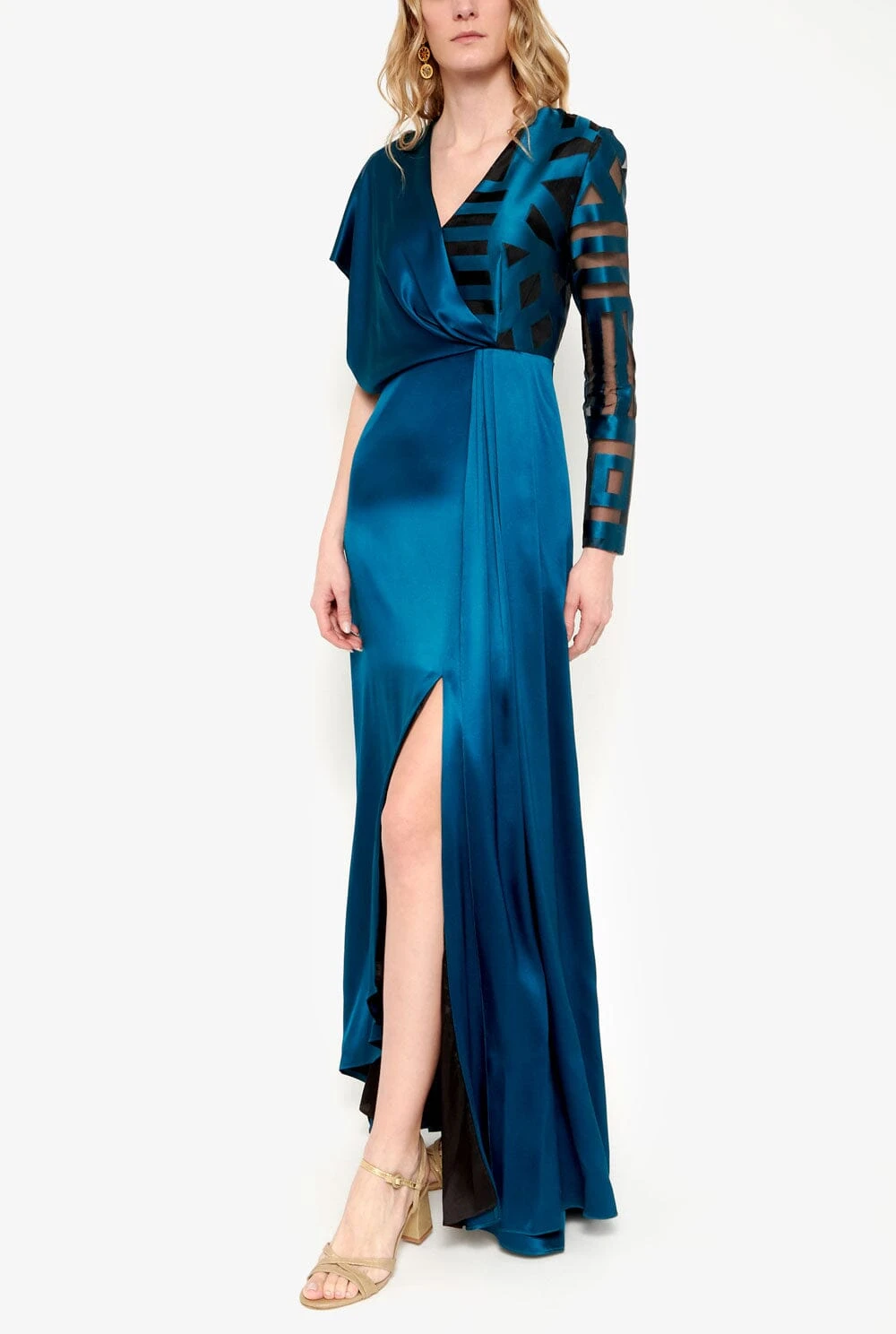 Vestido Sahel Azul 4 Vestido Sahel Azul - Imagen 4