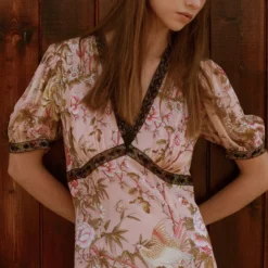 VESTIDO TIRA BORDADA