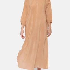 Valentina Beige Dress Natural Dye - Pre Order -Ofertas Grazia Vesti Tienda vestido valentina dress aletheia 808220